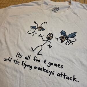 DOM Graphic T-Shirt White XL Novelty